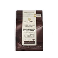 Chocolate Belga Power 80 Amargo Callets 80% 2,05kg Callebaut