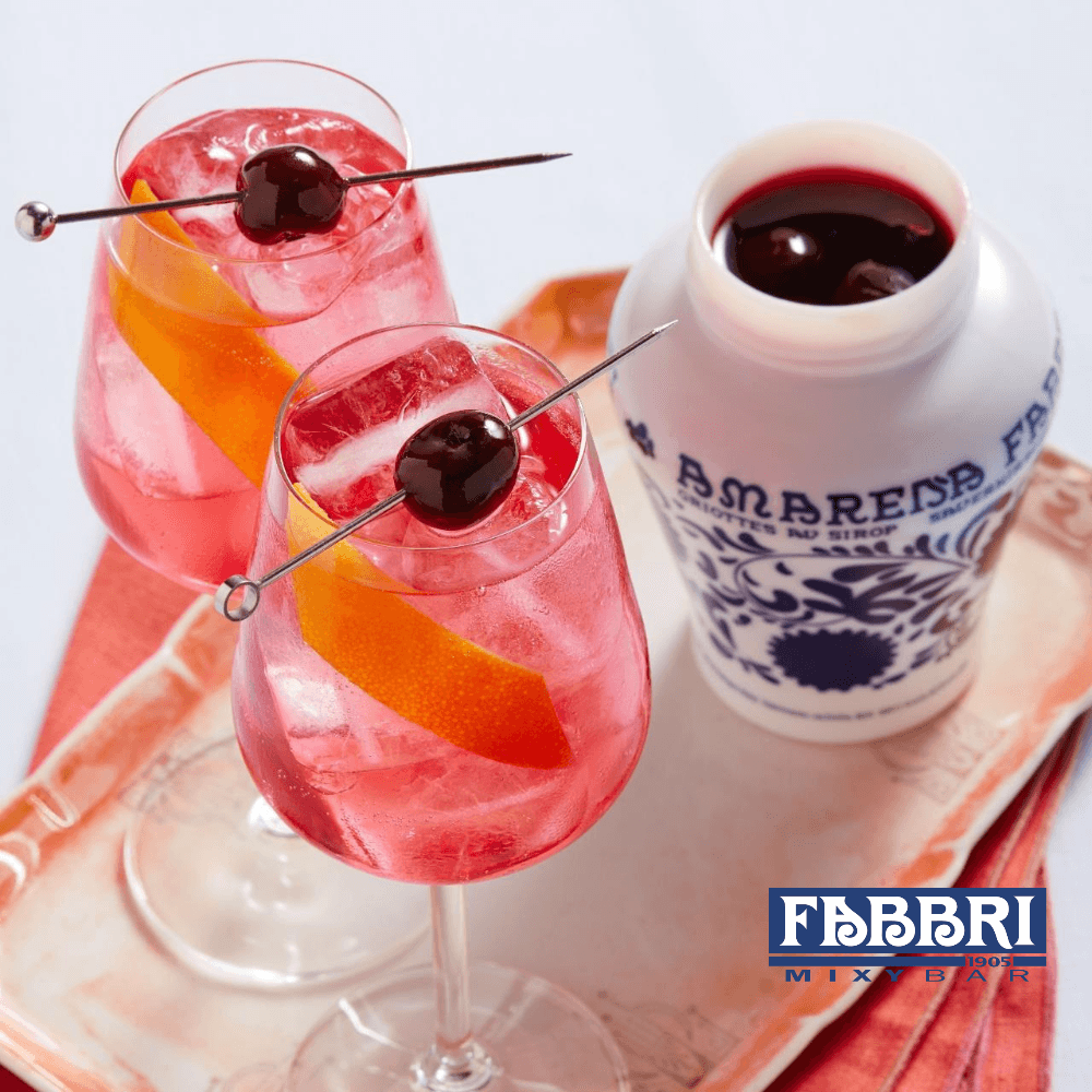 Xarope Sabor Amarena Zero Adição De Açúcar Drink 560ml Fabbri