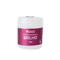 Pó Para Decoração Brilho Pink 5g Mago