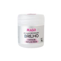 Pó Para Decoração Brilho Furtacor Reflexo Rosa 5g Mago