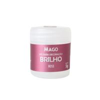 Pó Para Decoração Brilho Rose 5g Mago