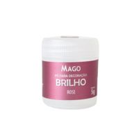 Pó Para Decoração Brilho Rose 5g Mago