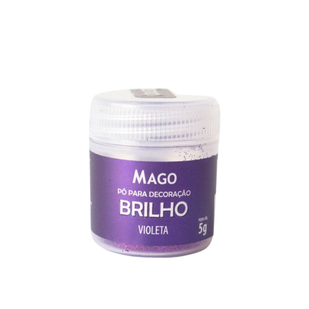 Encontraproduto.com.br - Pó para Decoração Violeta 5g - Mago