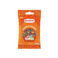 Confeito Mil Cores Mini Confetes Figuras 150g Mavalério