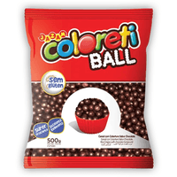 Cereal Ball Mini Coloreti Chocolate Ao Leite 500g Jazam