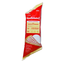 Recheio Confeiteiro Forneável Sabor Chocolate Branco 1,01kg Harald