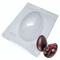 Forma Simples Para Chocolate Ovo Liso Cod142 350g Bwb