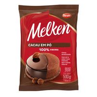 Cacau em Pó Melken 100% Cacau 500g Harald