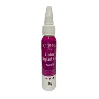 Corante Liquid Gel Color Magenta 25g Iceberg