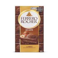 Tablete Ferrero Rocher Chocolate Ao Leite 90g Ferrero