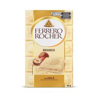 Tablete Ferrero Rocher Chocolate Branco 90g Ferrero