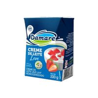 Creme De Leite Leve Uht Homogeneizado 17% 200g Damare