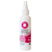 Corante Soft Gel Fucsia 60g Mago