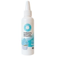 Corante Soft Gel Azul Bebê 60g Mago