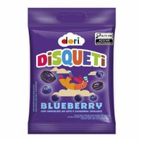 Disqueti Blueberry Com Chocolate Ao Leite 15x40g Display 600g Dori