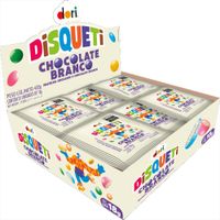 Disqueti Chocolate Branco 24x18g Display 432g Dori