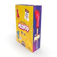 Pirulito Neopop Dance Haste Neon Sabores 15x7 Popkins