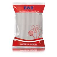 Palitos Para Pirulito Tubo De Pet N° 9 100un Bwb