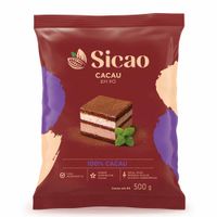 Cacau em Pó 100% Cacau 500g Sicao