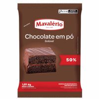 Chocolate Em Pó Solúvel 50% Cacau 1,01kg Mavalério