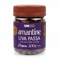 Chocolate Drageado Ao Leite Uva Passa 200g Amantine