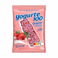 Bala de Yogurte 100 Sabor Morango 600g Dori