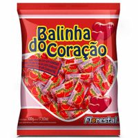 Balinha Do Coração Morango 500g Florestal