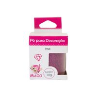 Pó Para Decoração Pink 10g Mago