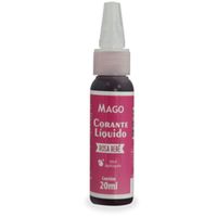 Corante Líquido Rosa Bebê 20ml Mago