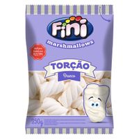 Marshmallows Torção Branco 250g Fini