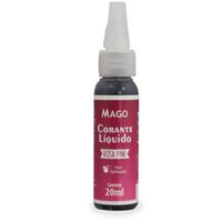 Corante Líquido Rosa Pink 20ml Mago