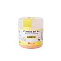 Corante Em Pó Para Fins Alimentício Amarelo 6g Mago