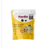 Drageado Banana Com Cobertura De Chocolate Branco 75g Fardin