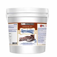 Recheio E Cobertura Selecta Specialitá Brownie Com Cookies E Castanha De Caju 4kg Duas Rodas