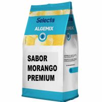 Base Para Sorvetes Selecta Em Pó Algemix Sabor Morango Premium 1kg Duas Rodas