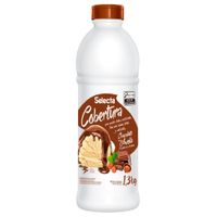 Cobertura Para Sorvete Selecta Sabor Chocolate Com Avelã 1,3kg Duas Rodas