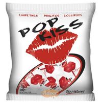 Pirulito Pop Kiss Sabor Cereja 500g Florestal