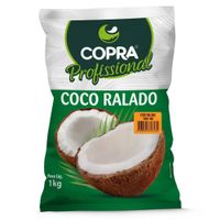 Coco Ralado Fino Padrão 1kg Copra