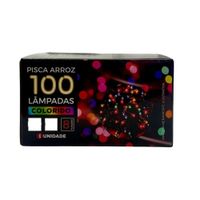 Pisca Pisca  100 Lâmpadas Colorido Arroz 8 Funções 127v Newway