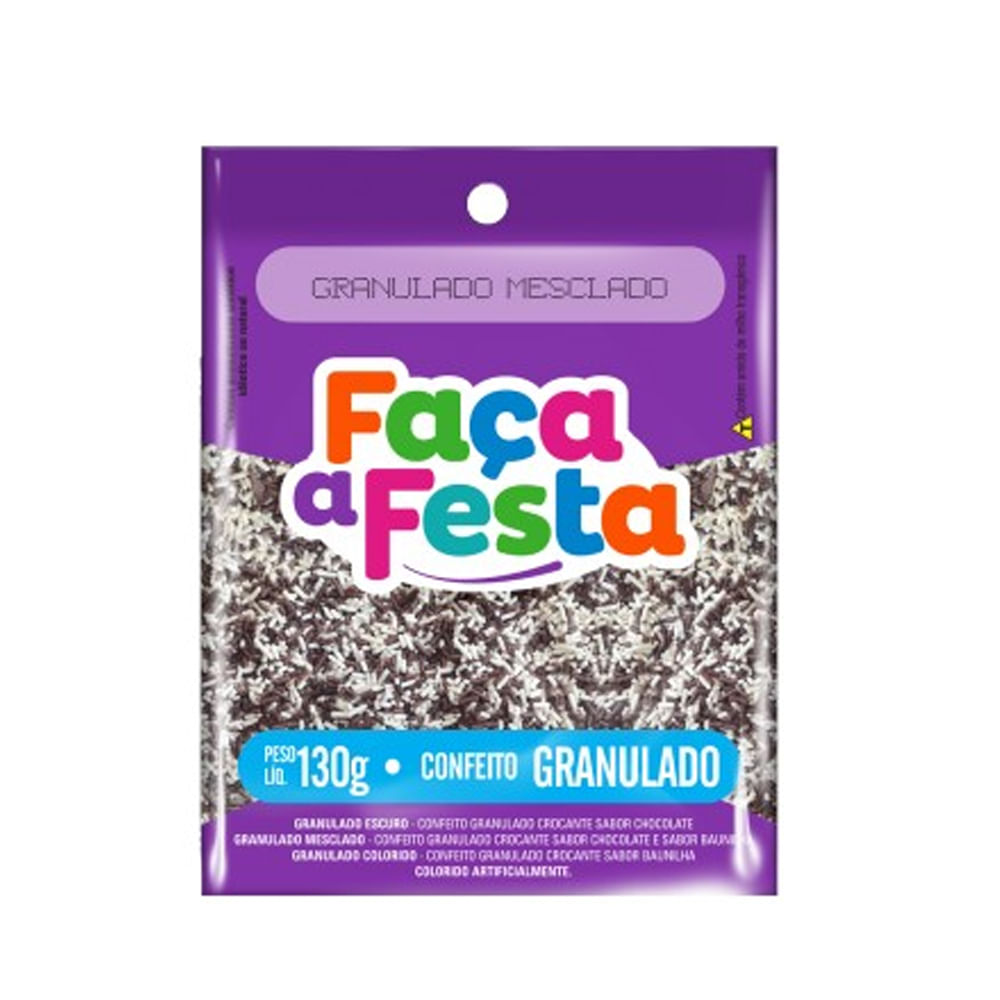 Cereal Mini Crocante Decora Mesclado 500g Cacaufoods - Colibri Festas