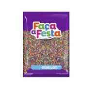 Confeito Granulado Crocante Faça A Festa Colorido 1kg Leke Alimentos