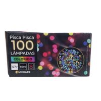 Pisca Pisca 100 Lâmpadas Colorido 127v Lumina Home