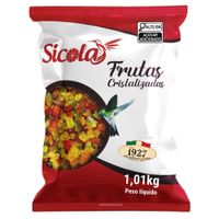 Frutas Cristalizadas 1,01kg Sicola