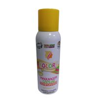 Tinta Spray Para Cabelo Kolore Amarelo 125ml Axé