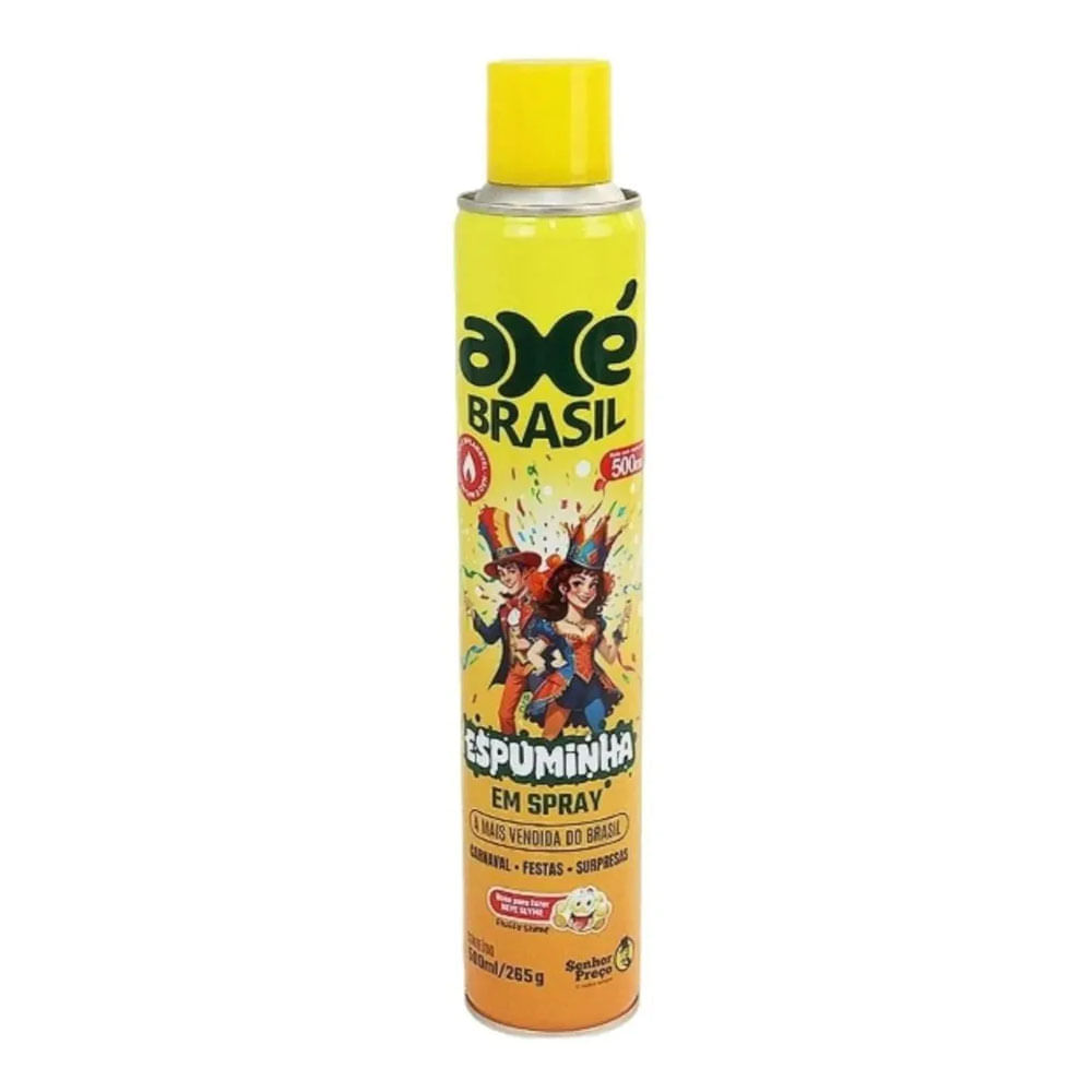 Espuminha De Carnaval Brasil 500ml Axé
