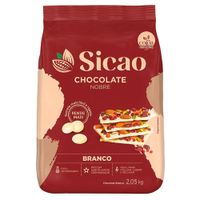 Chocolate Nobre Branco Gotas 2,05kg Sicao