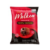 Cacau em Pó Melken 100% Cacau 500g Harald