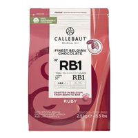 Chocolate Belga Ruby Callets 32,5% 2,5kg Callebaut