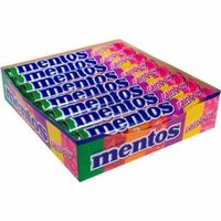 Bala Mentos Sabor Rainbow Display 16x37,5g Perfetti Van Melle