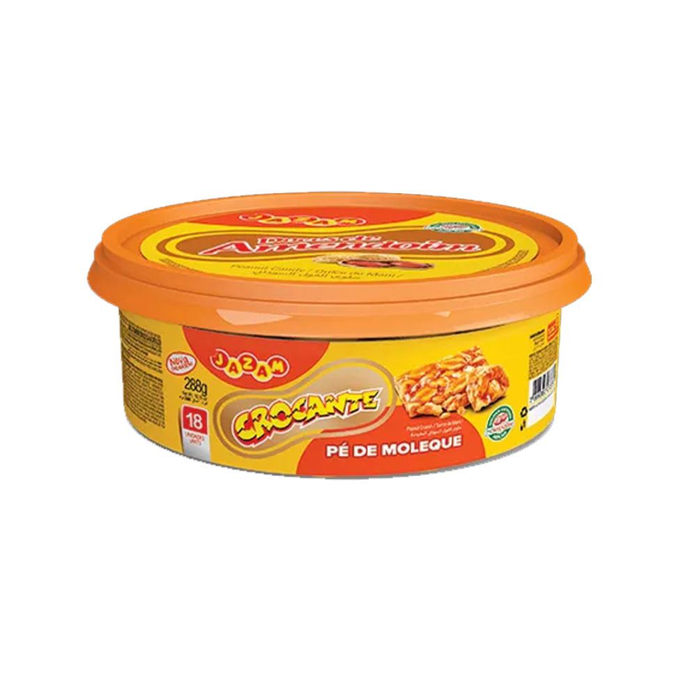 Pé De Moleque Crocante Pote 270g Jazam